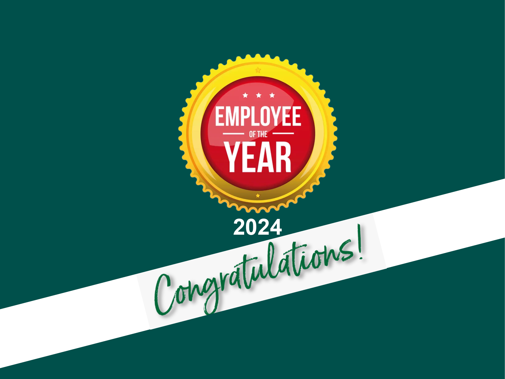 Aston is Voted our Employee of the Year 2024